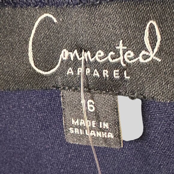 Connected Apparel Size 16 Scoop Neckline  Professional Jumpsuit Zipper Closure - Picture 11 of 16